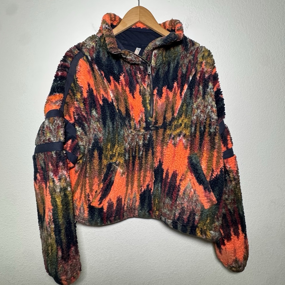 Free People Movement Hit The Slopes‎ Printed Pullover | Size Small